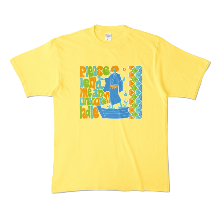 値下げ版 船幽霊tシャツ 黄色 Hiyokoblack Booth
