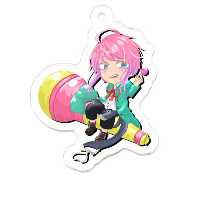 アクリルキーホルダー - 50 x 50 (mm)