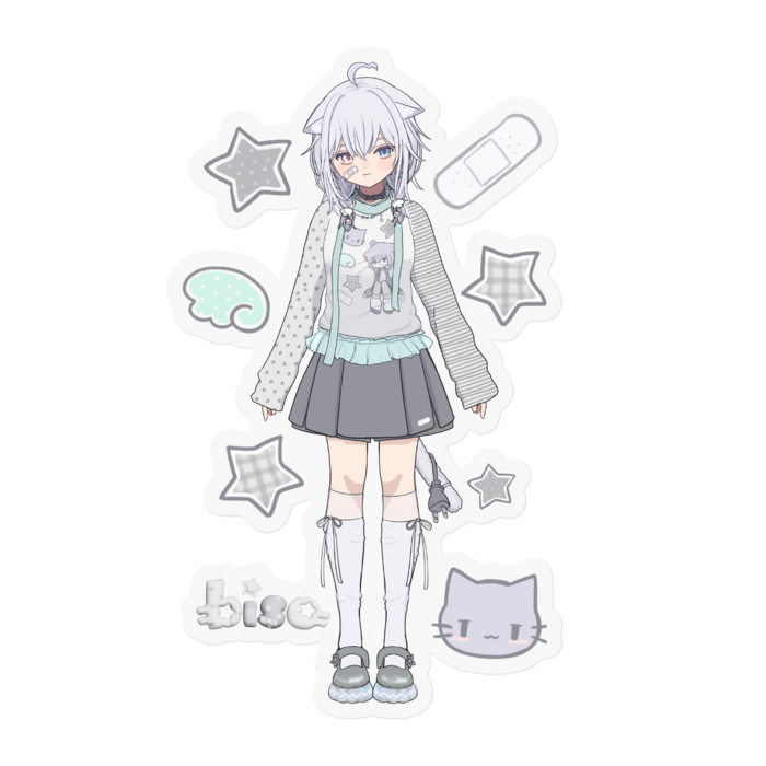 ステッカー - 100 x 100 (mm)