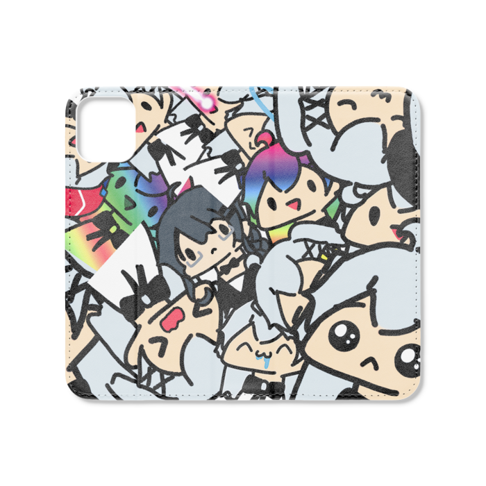 手帳型iPhoneケース（ベルトなし） - iPhone 11 - ストラップ穴 なし