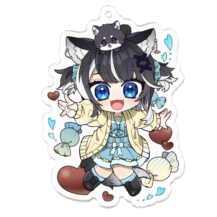 アクリルキーホルダー - 70 x 70 (mm)