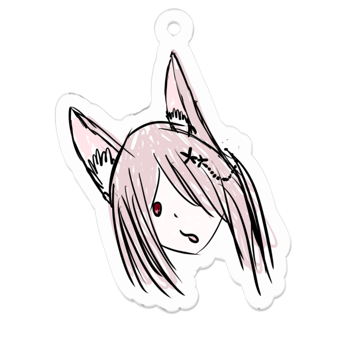 アクリルキーホルダー - 50 x 50 (mm)