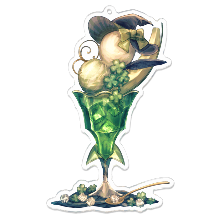 アクリルキーホルダー - 100 x 100 (mm)