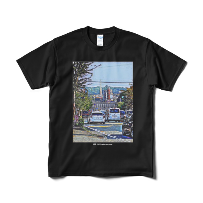 デザイナー Tシャツ - M - ブラック