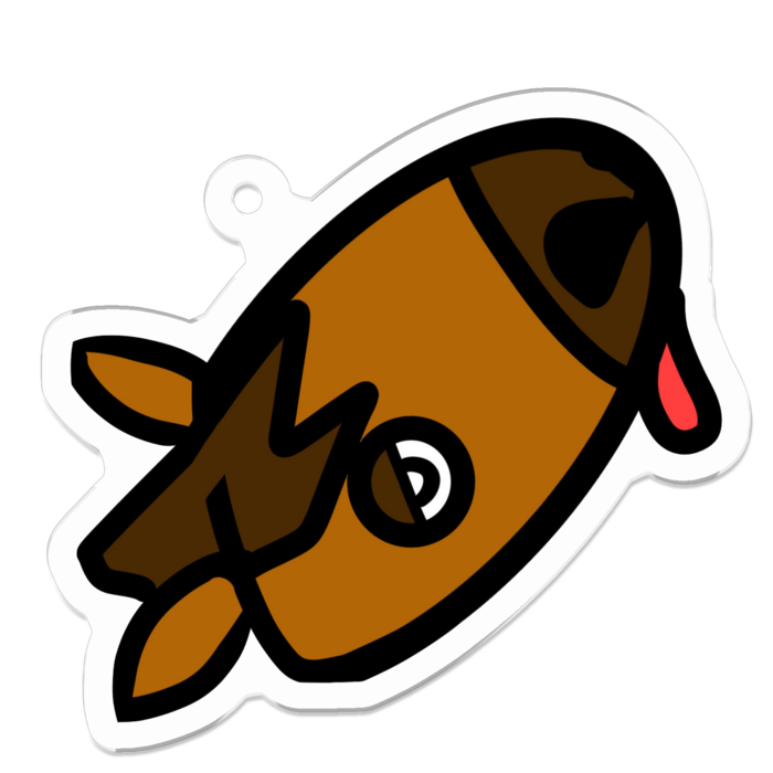 アクリルキーホルダー - 50 x 50 (mm)