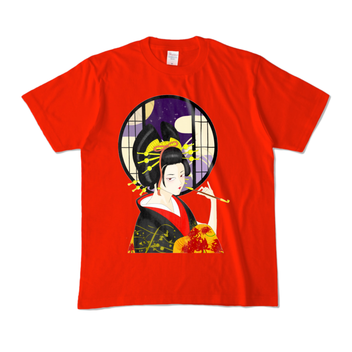 カラーTシャツ - M - レッド (濃色)