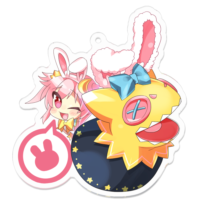 アクリルキーホルダー - 70 x 70 (mm)