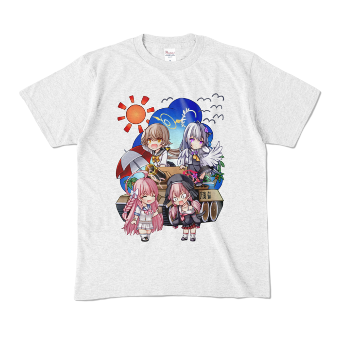 カラーTシャツ - M - アッシュ (淡色)