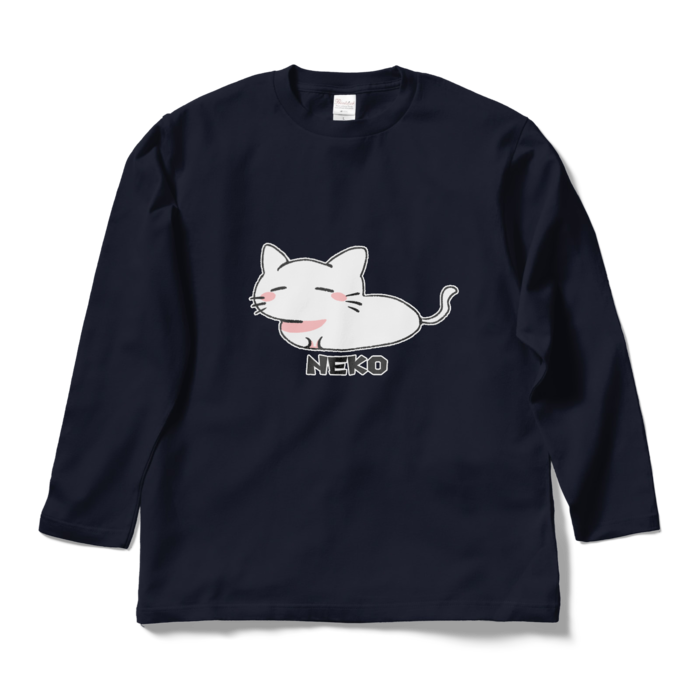ロングスリーブTシャツ - L - ネイビー