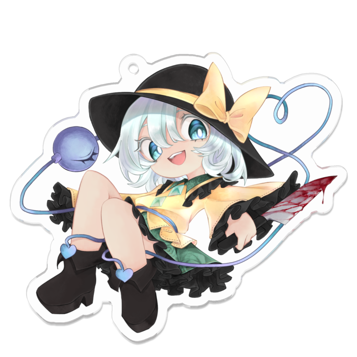 アクリルキーホルダー - 70 x 70 (mm)