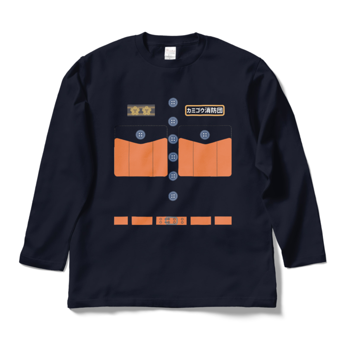 ロングスリーブTシャツ - L - ネイビー