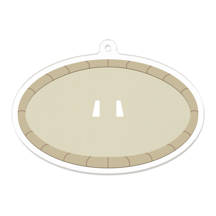 アクリルキーホルダー - 70 x 70 (mm)