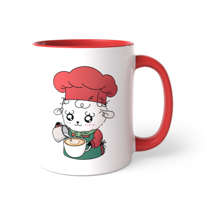 ツートンカラーマグカップ - 直径 8.2cm / 高さ 9.5cm