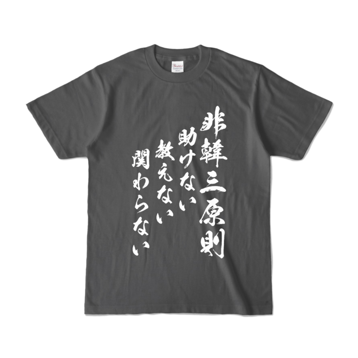 カラーTシャツ - S - チャコール (濃色)