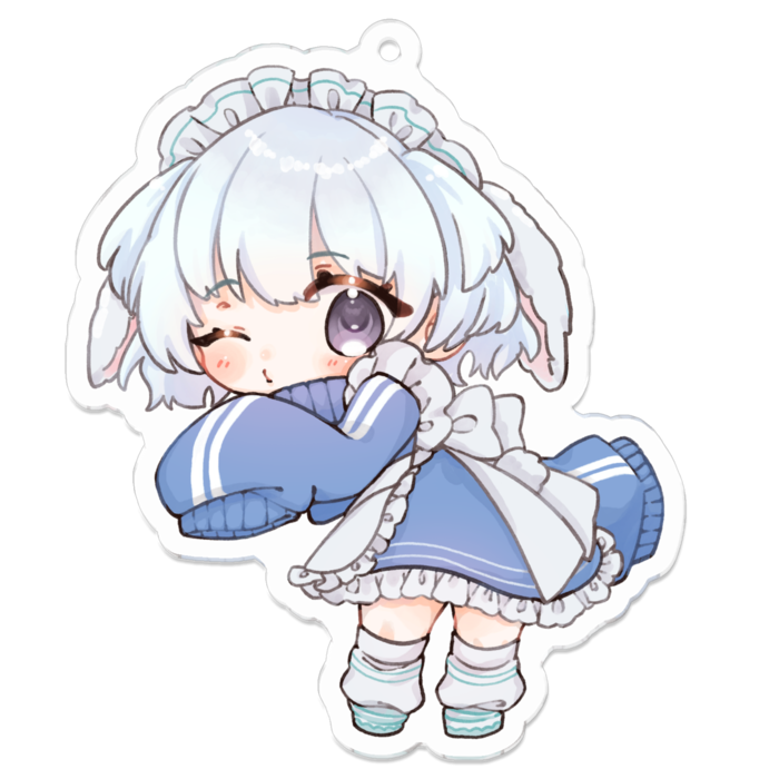 SDイラスト(通常)　アクリルキーホルダー Ver. - 70 x 70 (mm)