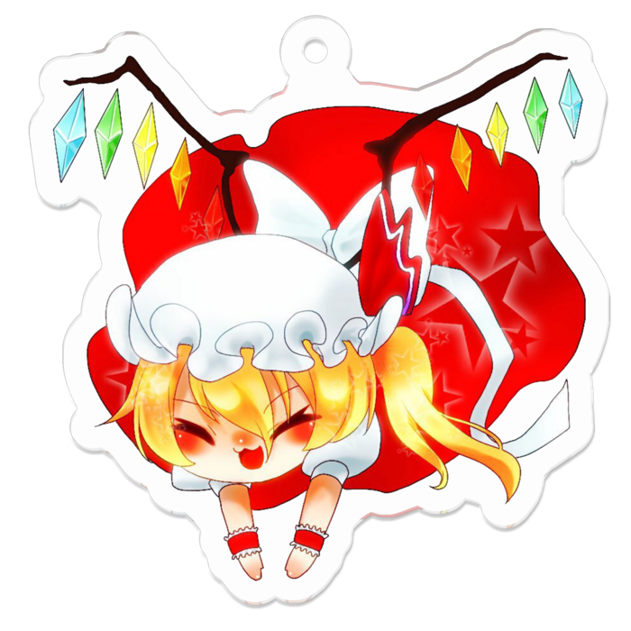 アクリルキーホルダー - 50 x 50 (mm)