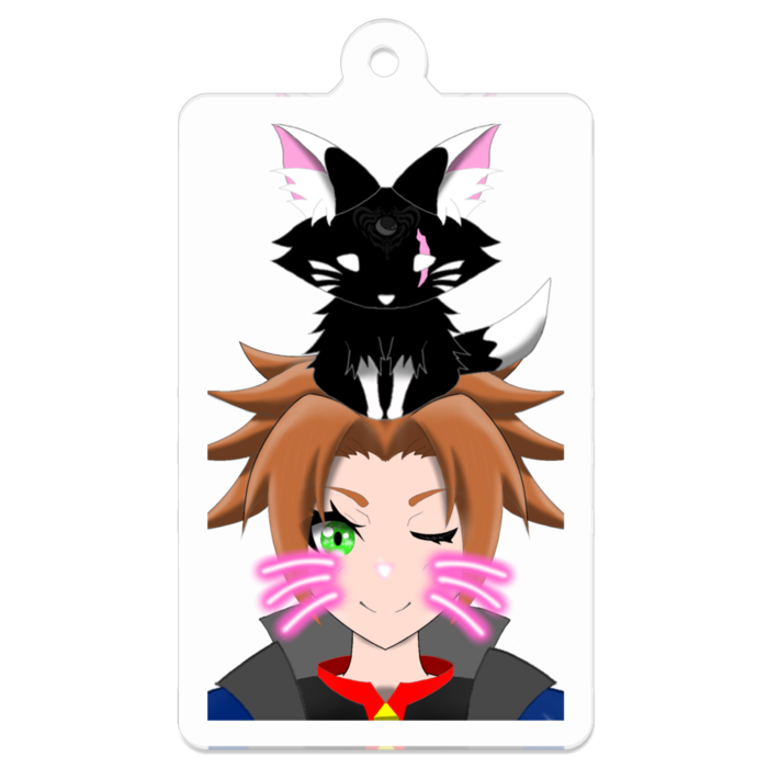 アクリルキーホルダー(コーティング) - 50 x 50 (mm)