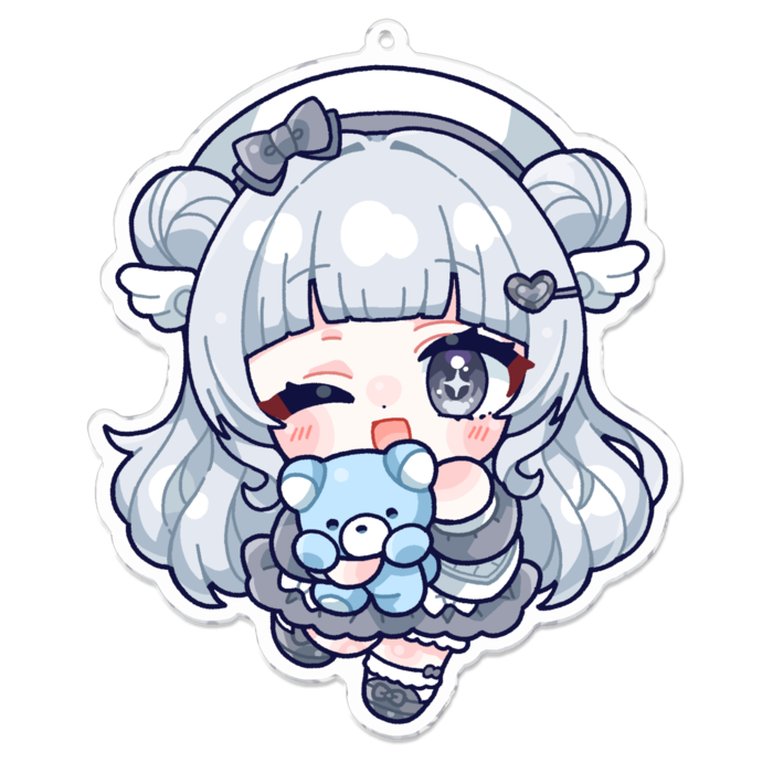 アクリルキーホルダー - 100 x 100 (mm)