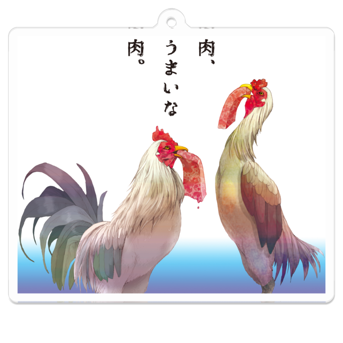 アクリルキーホルダー - 70 x 70 (mm)
