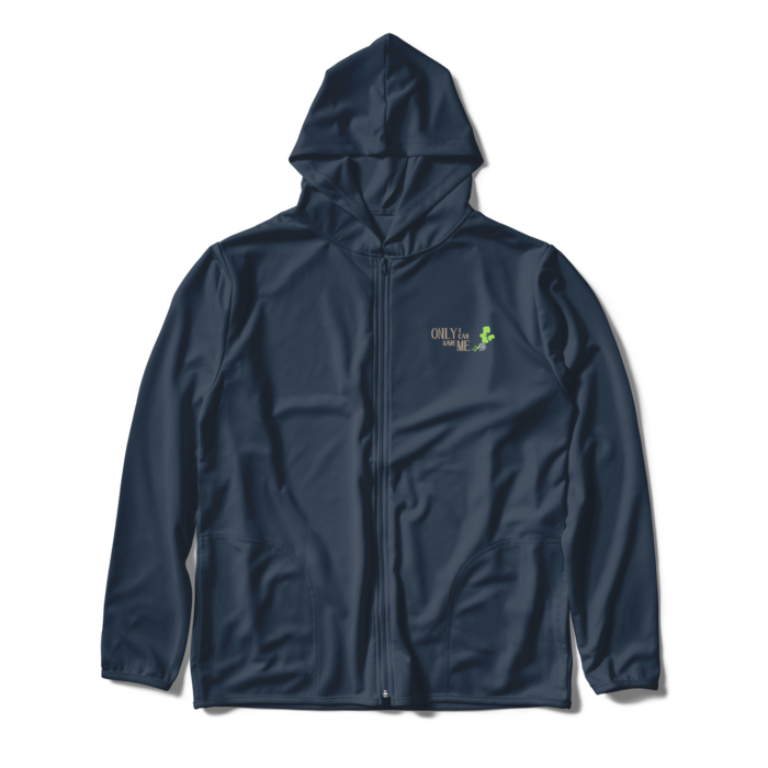 ジップパーカー - XL - ネイビー