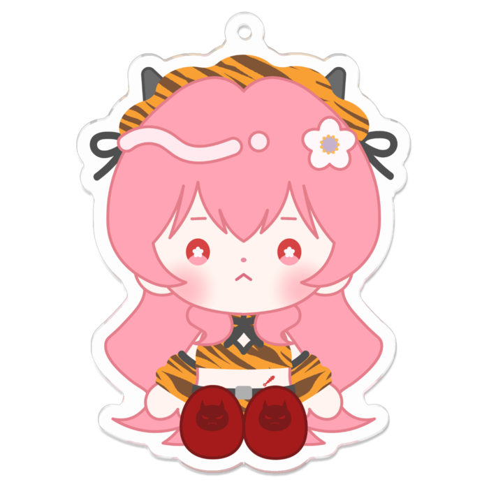 アクリルキーホルダー（コーティング） - 70 x 70 (mm)