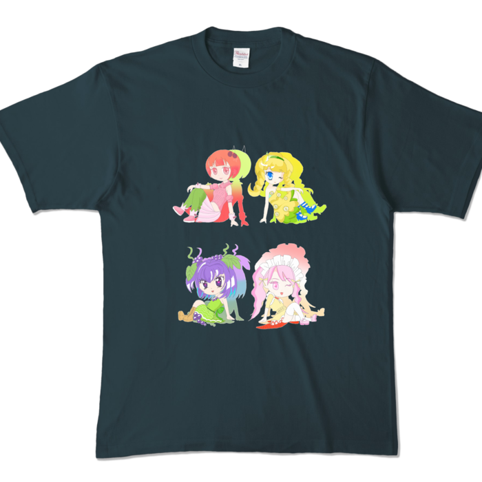 カラーTシャツ - XL - デニム (濃色)