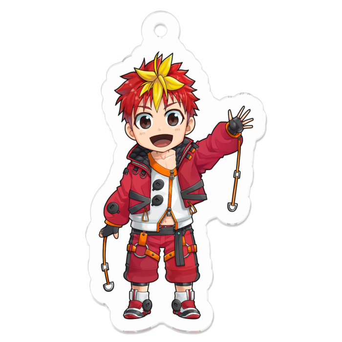 アクリルキーホルダー（コーティング） - 50 x 50 (mm)