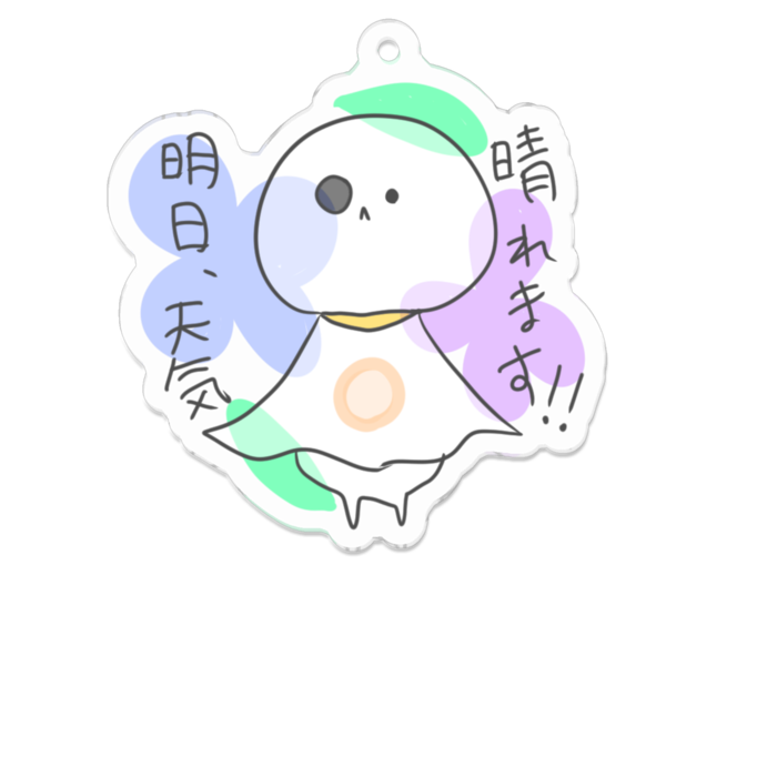 アクリルキーホルダー - 70 x 70 (mm)