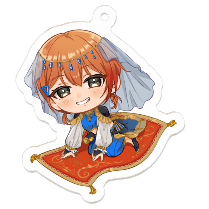 アクリルキーホルダー - 50 x 50 (mm)