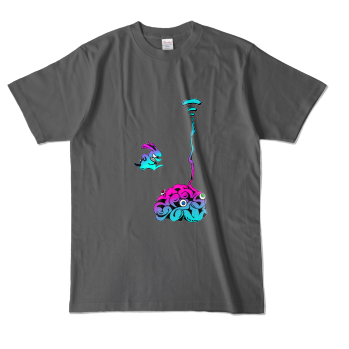 カラーTシャツ - L - チャコール (濃色)(3)