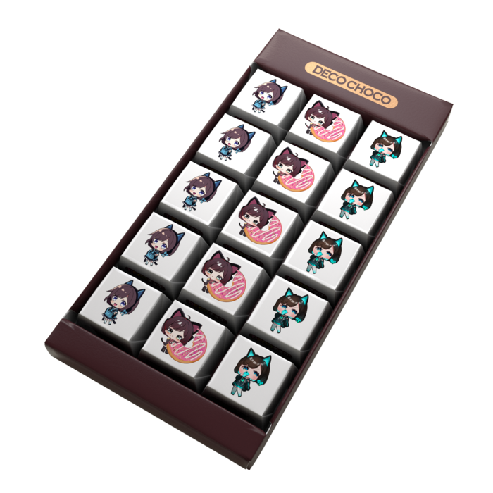 DECOチョコ - 列ごとにデザイン