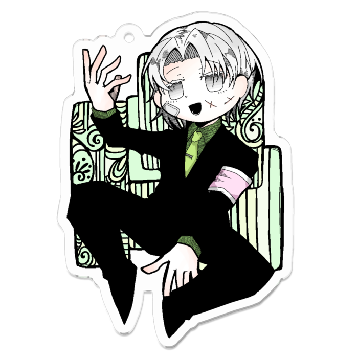 アクリルキーホルダー - 70 x 70 (mm)