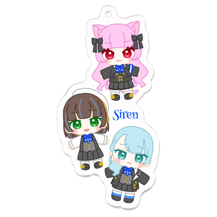 アクリルキーホルダー - 70 x 70 (mm)