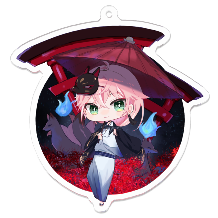 アクリルキーホルダー - 70 x 70 (mm)