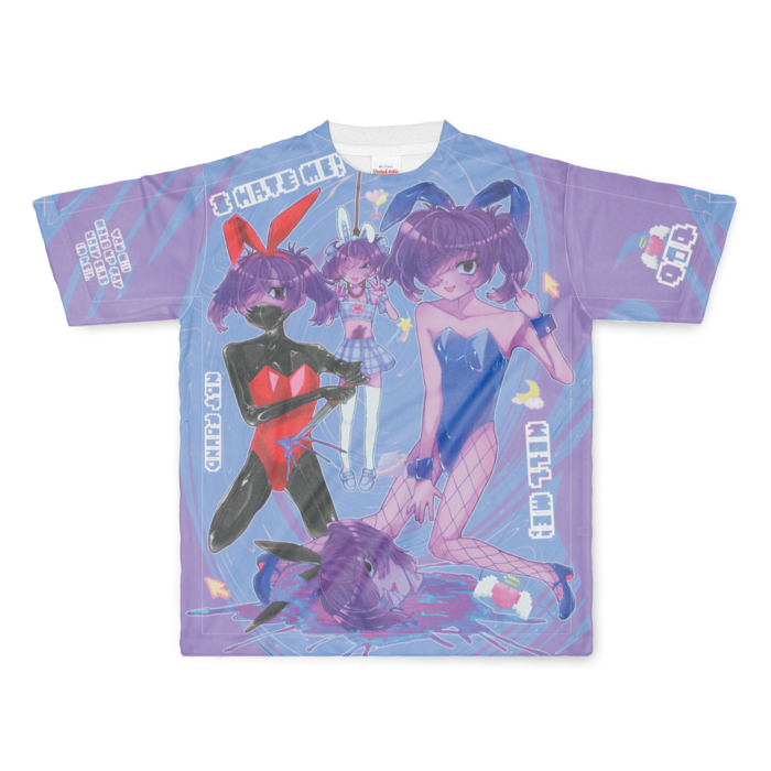 フルグラフィックTシャツ - L - 両面印刷