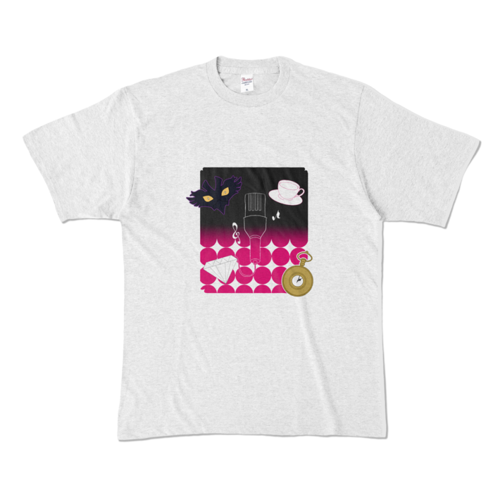 渡会雲雀カラーTシャツ - XL - アッシュ (淡色)