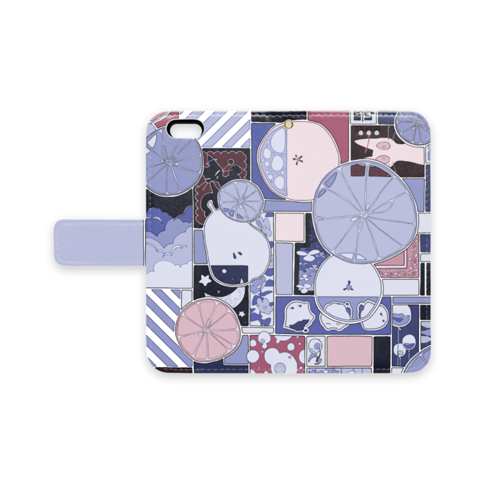 手帳型iPhoneケース - iPhone 6 / 6s - ストラップ穴 あり