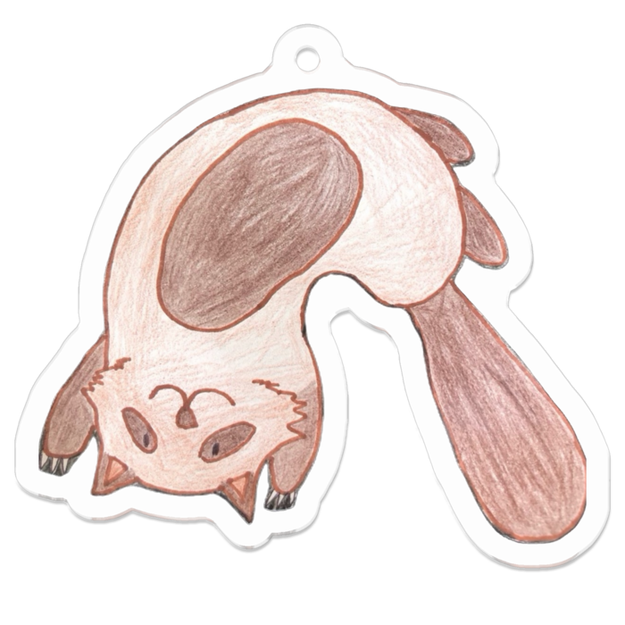 アクリルキーホルダー - 50 x 50 (mm)