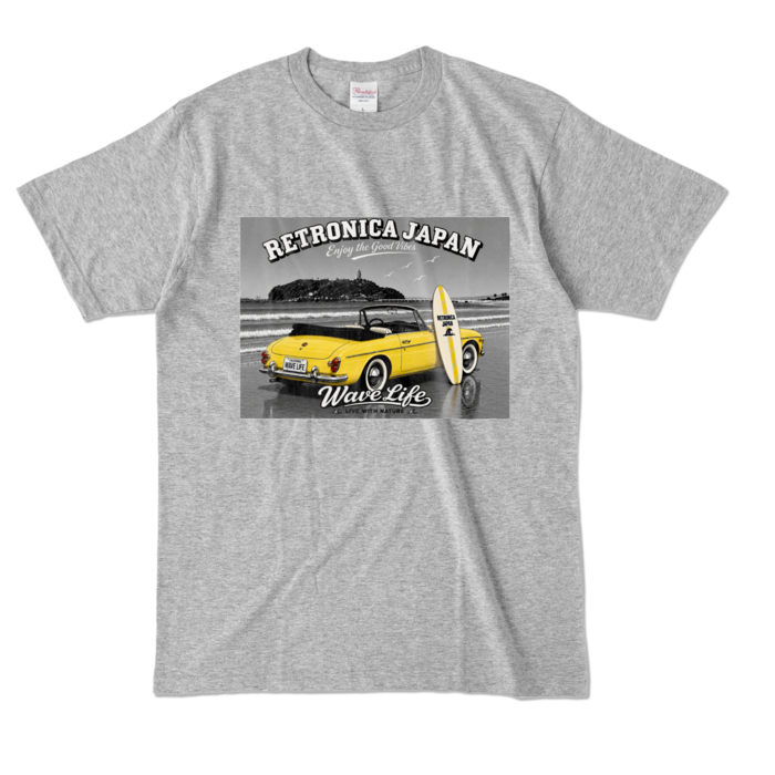 カラーTシャツ - L - 杢グレー (濃色)