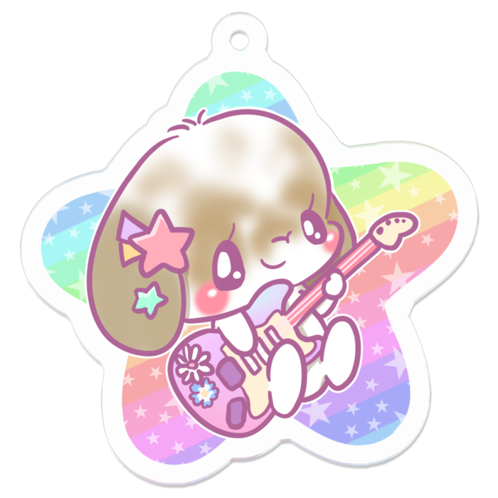 アクリルキーホルダー - 50 x 50 (mm)