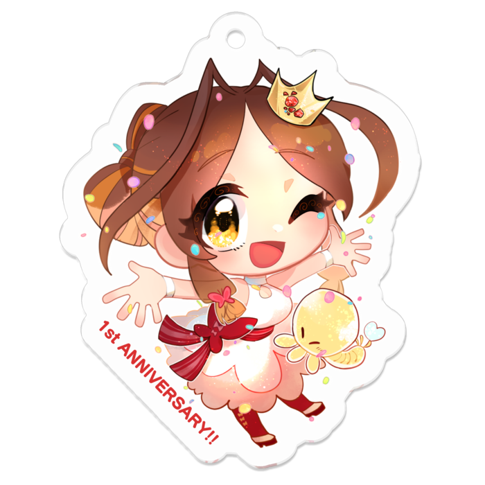 アクリルキーホルダー - 50 x 50 (mm)