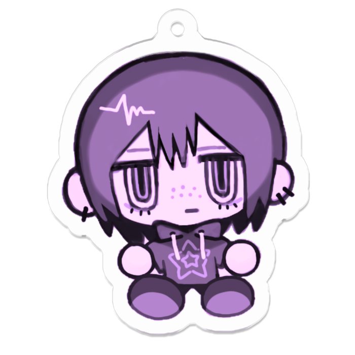 アクリルキーホルダー - 50 x 50 (mm)