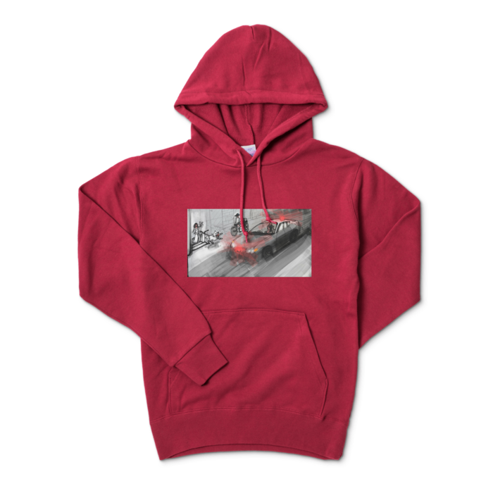 パーカー - S - バーガンディ