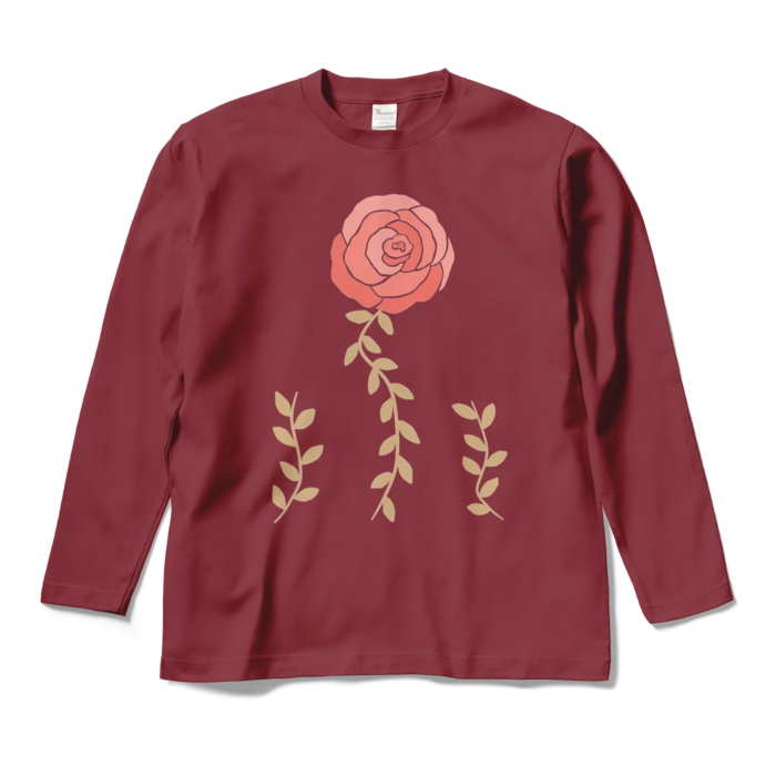 ロングスリーブTシャツ - M - バーガンディ