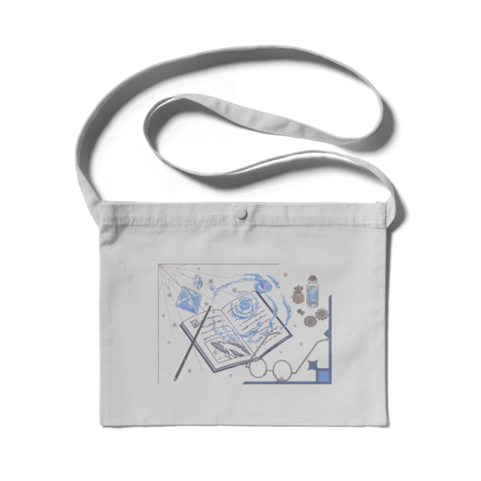 サコッシュ - 300 x 230 (mm)ライトグレー