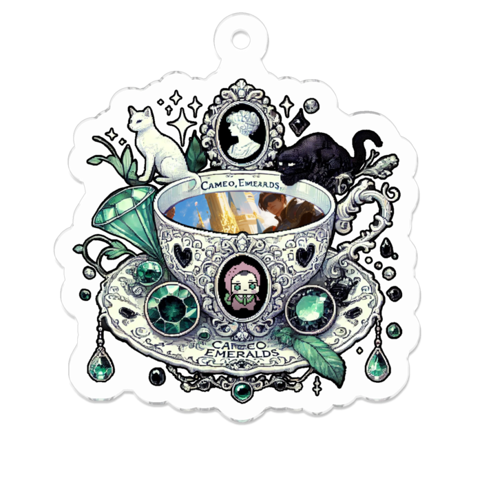 アクリルキーホルダー - 50 x 50 (mm)