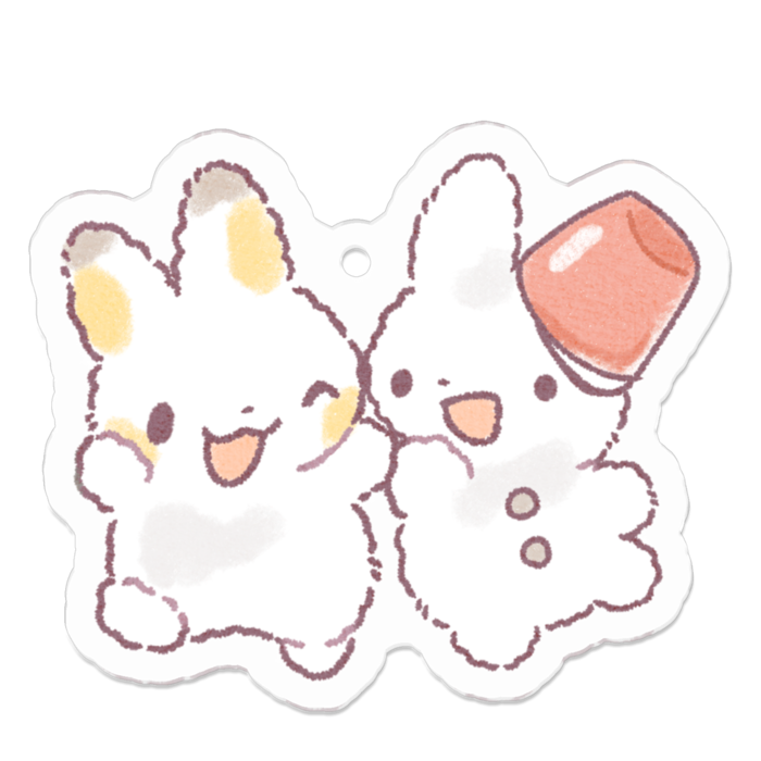 アクリルキーホルダー - 50 x 50 (mm)