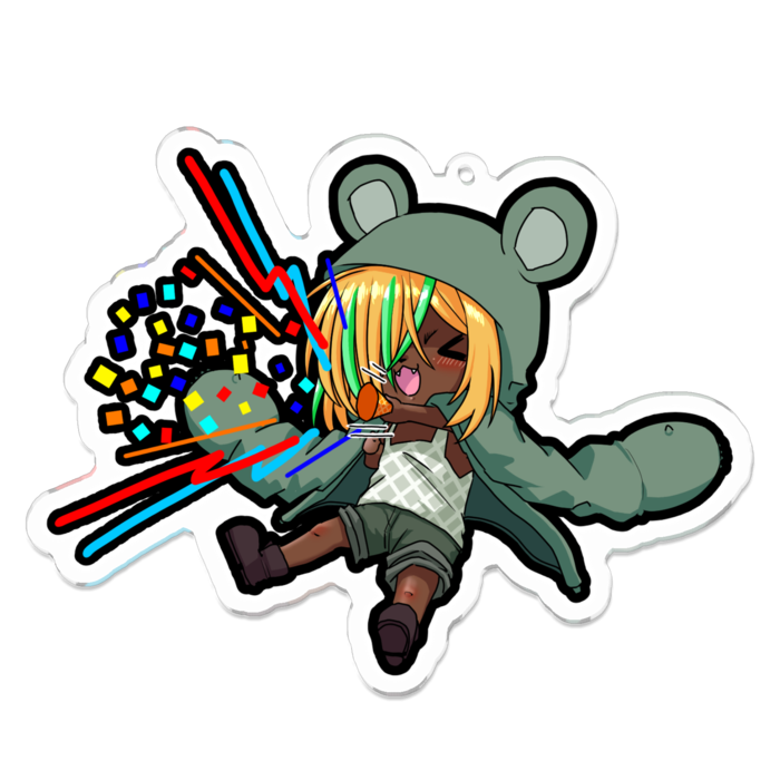 アクリルキーホルダー - 100 x 100 (mm)