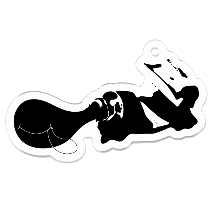 アクリルキーホルダー - 50 x 50 (mm)