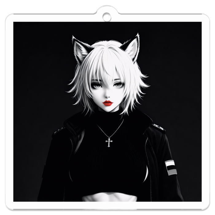 アクリルキーホルダー - 50 x 50 (mm)